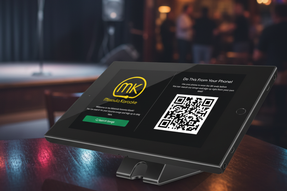 Missoula Karaoke Sing Platform - Kiosk